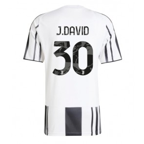 Juventus Jonathan David #30 Hjemmebanetrøje 2025-26 Kortærmet